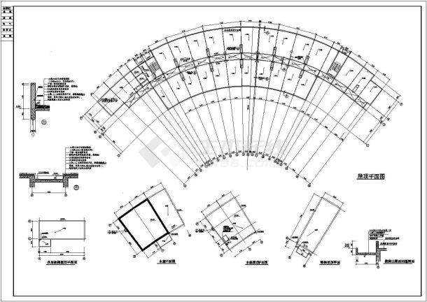 南京某广场1栋住宅楼建筑设计CAD图纸-图一