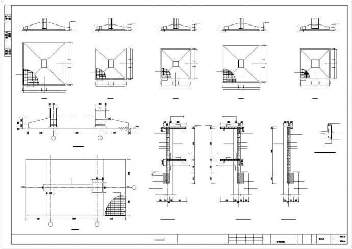黑龙江二层框架结构体育教学楼结构施工图（正交正放双层网架屋面）_图1