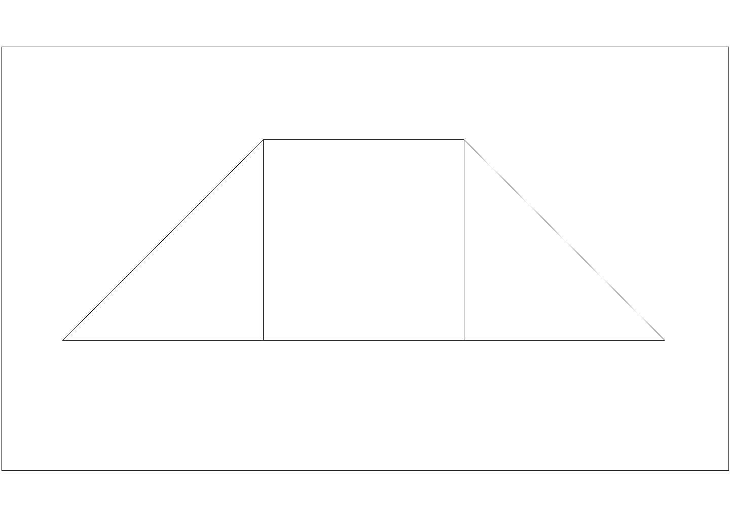 某三面坡式缘石坡道CAD平立面施工图纸