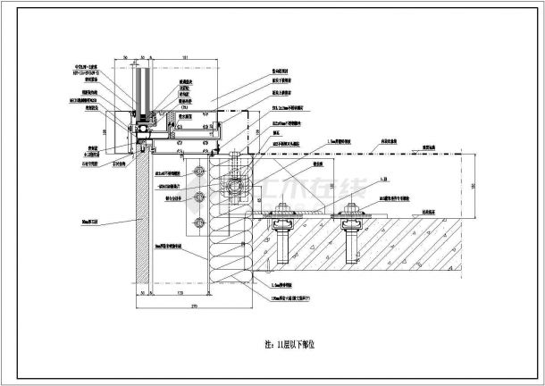 【杭州】某地单元式住宅楼全套建筑施工设计cad图纸-图二