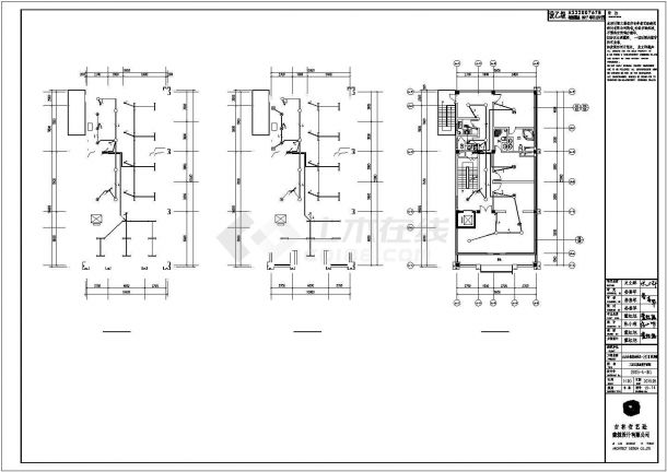 【常州】魔仆小区20号附属楼全套电气施工设计cad图纸-图二