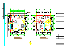 某三层别墅施工建筑设计cad施工图含效果图-图二