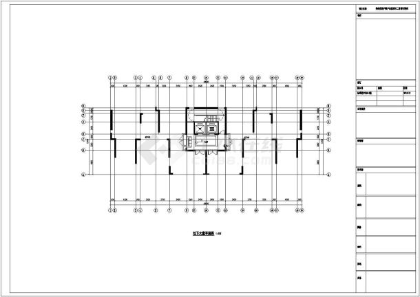 【义马】某现代欧式风格住宅楼全套施工设计cad图纸-图一