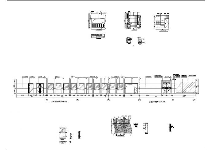 某门诊楼大厅休息区CAD完整设计详细图纸_图1