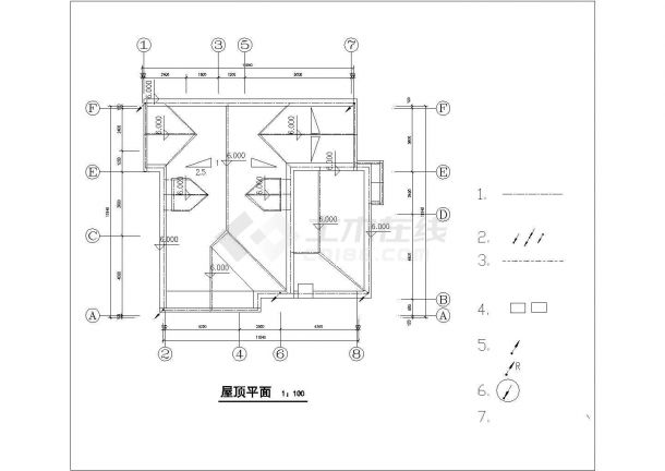 辽阳市珖阳花园小区3层砖混结构单体别墅全套电气系统设计CAD图纸-图一