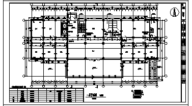 办公大厦设计_某市四层带地下室办公大厦建筑施工cad图纸_图1