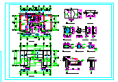 仿古管理用房建筑设计CAD施工图纸_图1