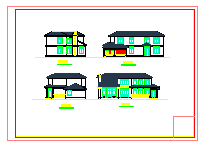 乡村二层独栋别墅建筑设计施工图纸-图二