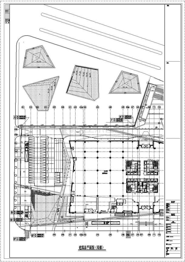 某住宅小区CAD设计完整总平面图底图-图一