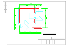 某地区两层独栋别墅建筑设计施工图纸-图一