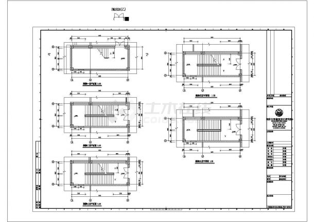 江苏某大学室内体育馆的建筑设计施工图（总建筑面积8340平方米）-图一