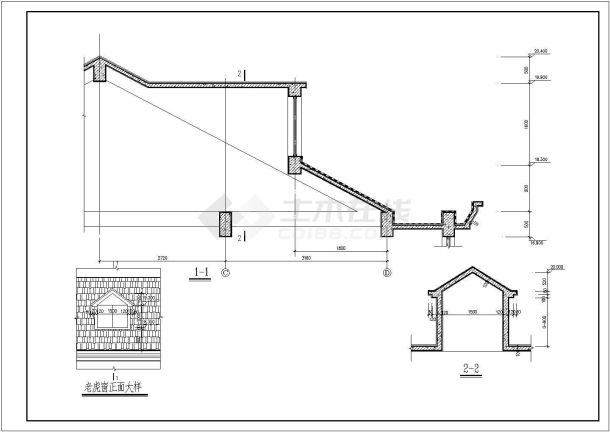 多层住宅完整建筑CAD平面布置参考图-图二