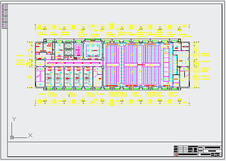 某武东医院CAD设计完整详细平面图