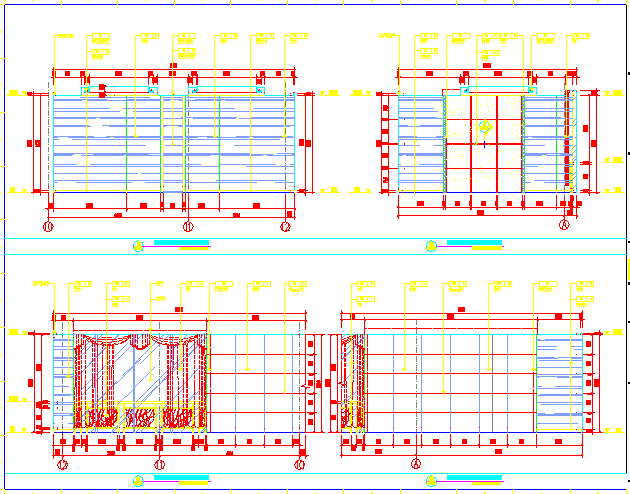 某五星级酒店二层餐厅CAD构造设计施工图