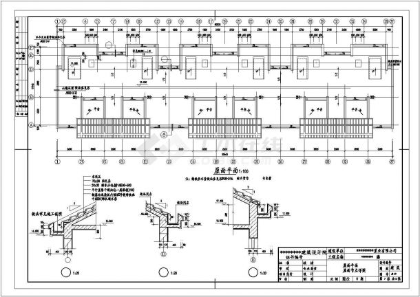 泰州市郁金花园小区3470平米6层砖混结构住宅楼建筑结构设计CAD图纸-图一