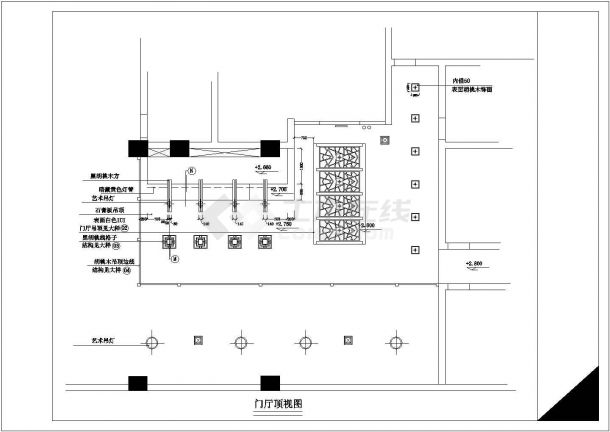 开封KTV包厢装修建筑设计全套施工cad图-图二