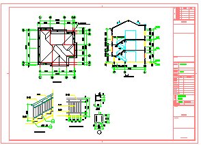 某地三层民房建筑全套设计cad施工图含效果图-图二