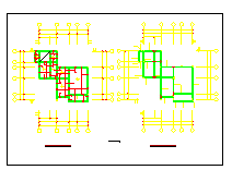 某地三层别墅建筑结构cad设计施工图纸-图二