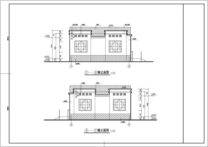 襄阳城市架构1层平面布置设计全套施工cad图_图1