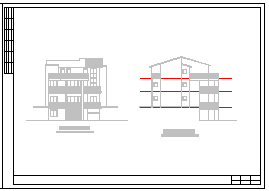 某别墅建筑结构cad设计施工图_图1