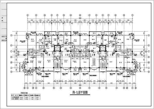 多层阳光住宅全套建筑设计施工图-图一