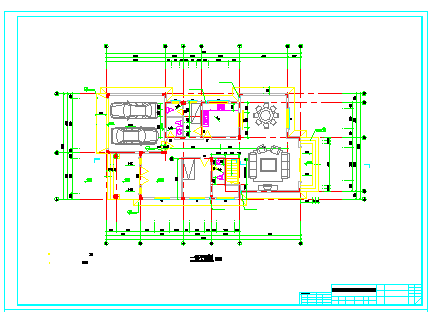 某三层别墅建筑设计CAD施工图含效果图-图一