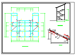 某三层别墅建筑结构设计CAD施工图纸_图1