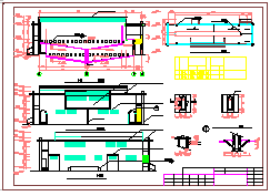 2层砖混结构公厕建施设计CAD图【 设计说明 目录 (2层均为公厕共73个蹲位)】