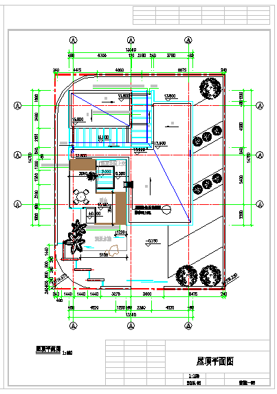 某多层私宅设计cad建筑图纸含效果图_图1