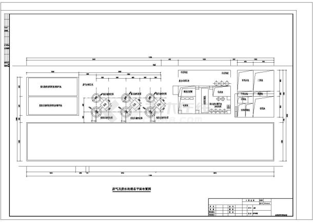 某钢铁厂300td酸洗清洗废水处理回用工程工艺施工全套设计cad图-图一