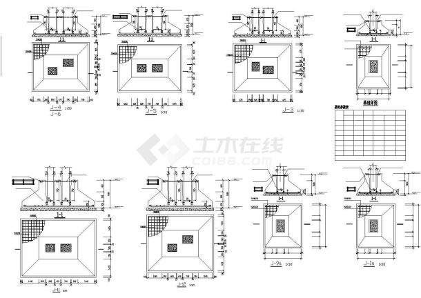 某经济区门式刚架厂房排架结构建筑设计施工CAD图纸-图二
