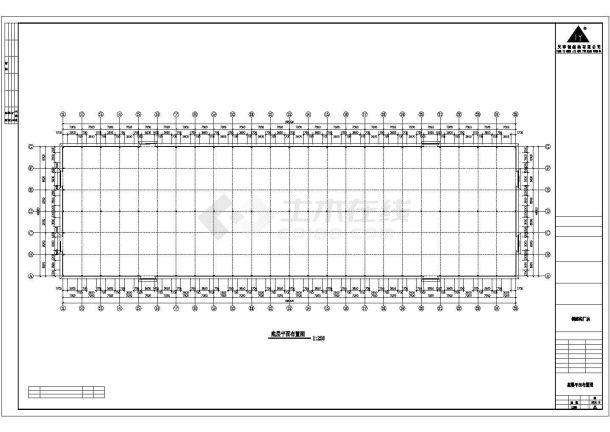 某经济区公司48米厂房设计施工CAD图纸-图二
