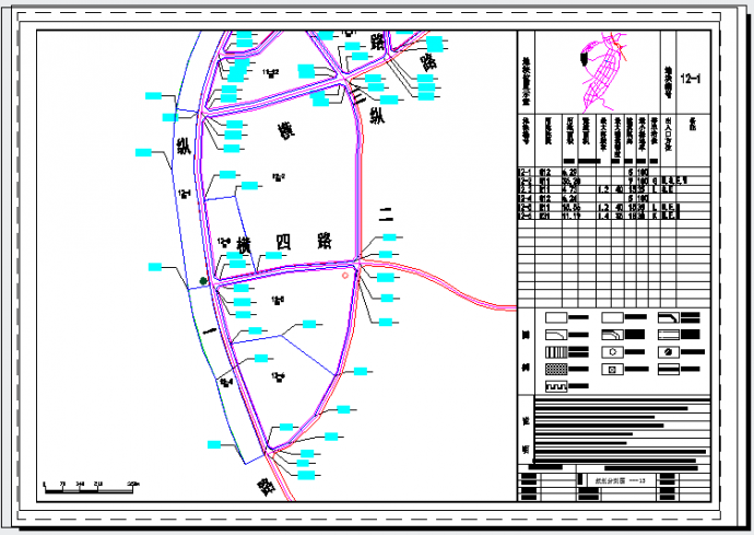 某完整工业园控制性CAD规划全套图纸分则图_图1