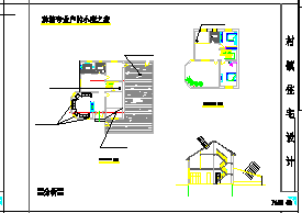 某种植户的村镇住宅建筑设计cad施工图含效果图_图1