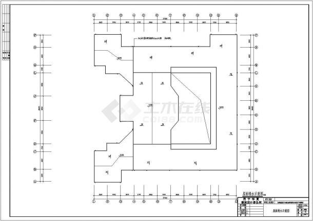 某藏族医院建筑设计CAD详细构造施工图纸-图一