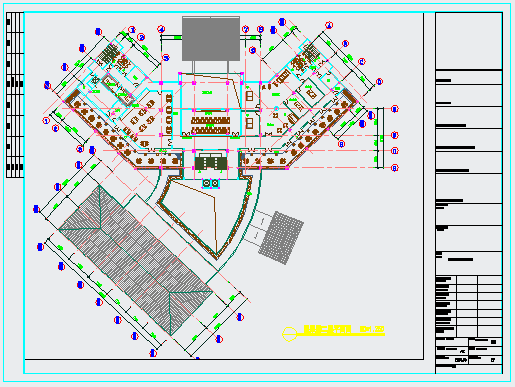某兴化酒店CAD详细构造设计图纸_图1