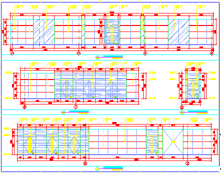 某酒店二层餐厅施工图2层回廊CAD详细设计图_图1