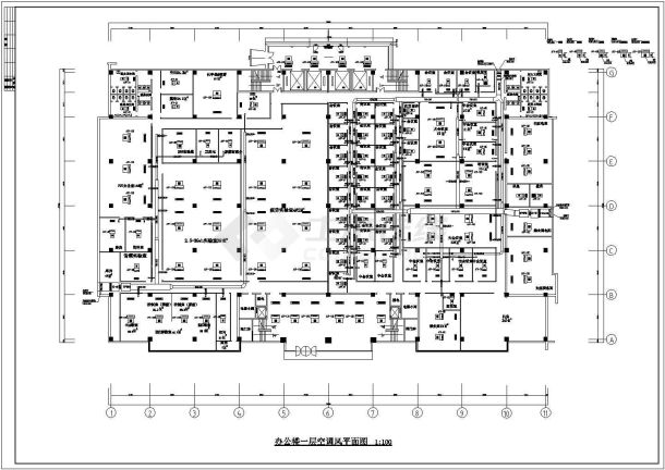 25000平米办公楼全套暖通设计施工图-图二