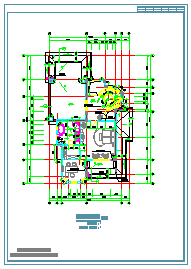 某经典别墅建筑设计cad施工图带效果图-图一