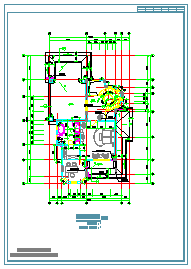 某经典别墅建筑设计cad施工图带效果图_图1