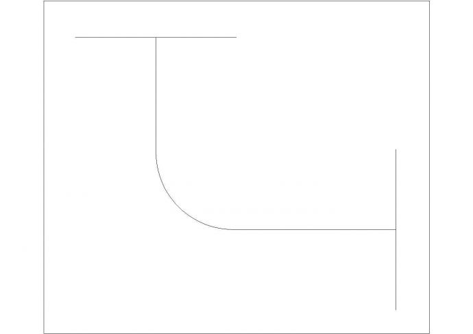 某弯头CAD详细设计示意图纸_图1