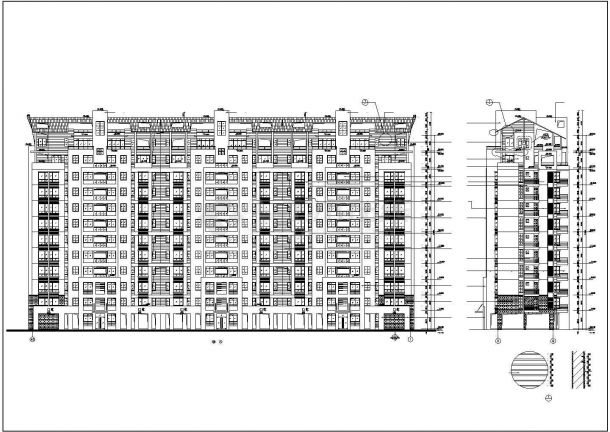 某市新潮住宅楼全套建施图-图一