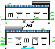 单层排架草酶醇车间建筑设计施工图纸-图一