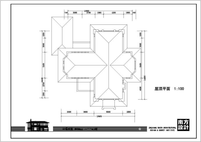 【无锡】某地多层精品别墅楼施工全套设计cad图纸_图1