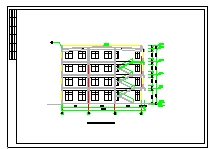 4层局部5层3841.2平米框架结构资产经营管理公司厂房建筑设计施工图纸-图一