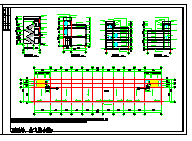 2层局部3层726平米框架结构木业公司厂房建筑施工图纸-图一