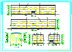 2层1396.6平米排架结构塑料制品生产车间建筑施工图（含设计说明）-图二