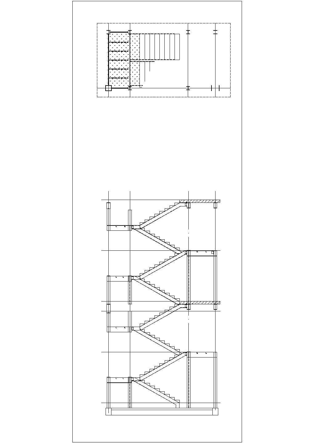 北京市海淀区某知名汽车4S店钢结构展厅全套结构设计CAD图纸