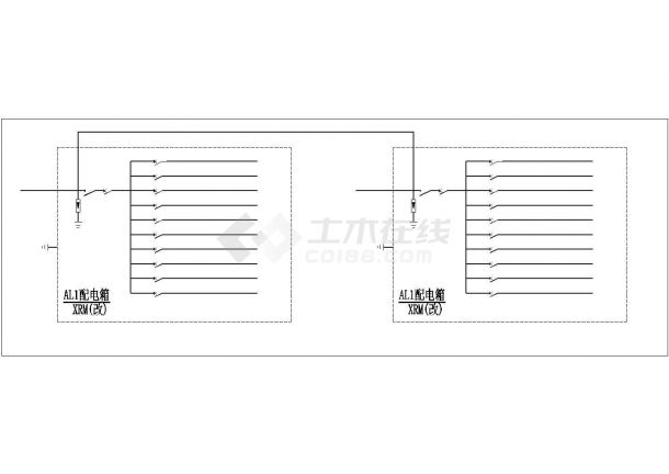 青岛市某物流中心单层钢结构仓库电气系统设计CAD图纸-图一