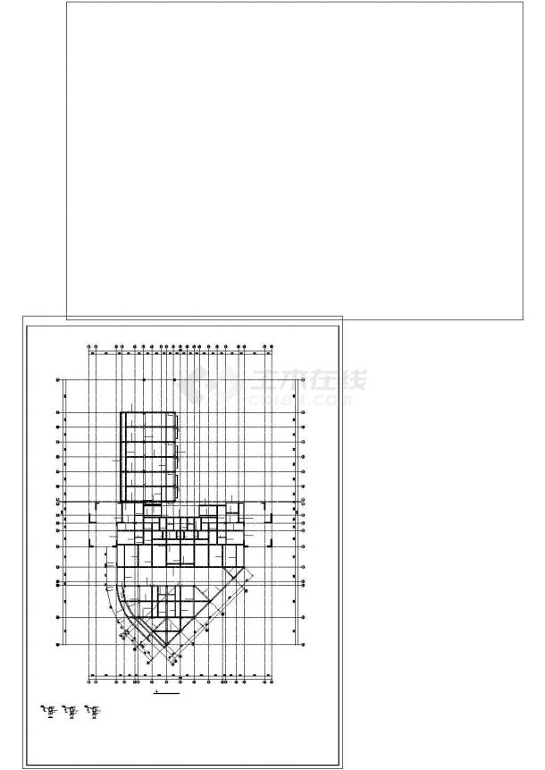 某地区十三层框剪结构住宅设计CAD图纸-图二